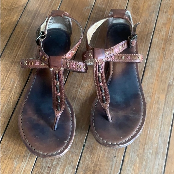 Frye Leather Thong Sandals - Picture 2 of 5
